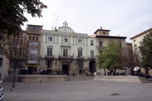 plaza de españa caspe