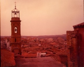 Caspe desde el Castillo, años 70