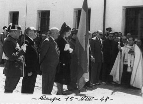 Inauguración (y bendición) del Cuartel, 15-8-1948